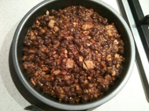 chocolate nut biscuits