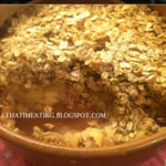 quince and apple crumble