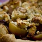 candy beetroot and goat's cheese tart