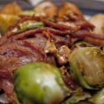 brussels sprouts with bacon and walnuts