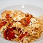 Greek Style Baked Spaghetti and Feta