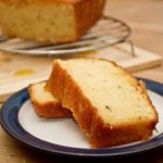 Orange and caraway cake - sliced