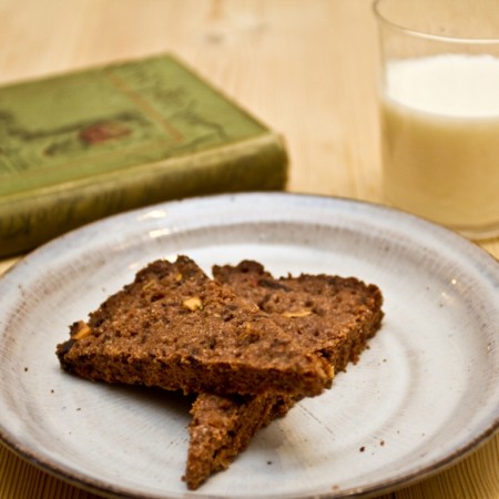 chocolate rosemary and hazlenut shortbread