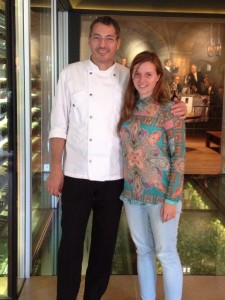 Daniel Galmiche and Caroline Taylor at The Vineyard