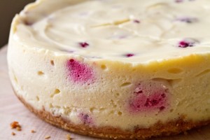 baked blackberry cheesecake