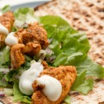 yoghurt with the tikka wraps