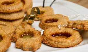 stained glass window biscuits