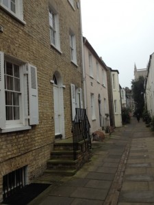 Cambridge Cobbled Street