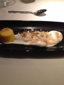 deconstructed passion fruit tart