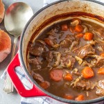 beef braised in beer and onions