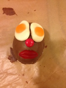 Make your own chocolate Easter Egg