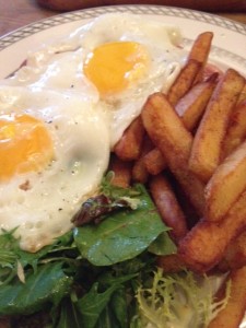 ham egg and chips