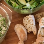 Broad Bean and Feta Smash with Cucumber Dill Salad