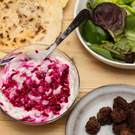 beetroot tzatziki