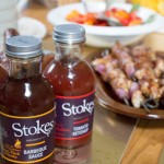 stokes sauces on the table