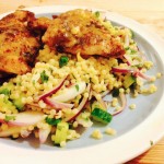 Gousto box chicken and cous cous