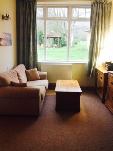 lounge area of bedroom