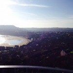 overlooking Scarborough beach