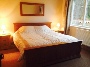 bedroom at hotel