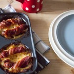 sausage and bacon toad in the hole