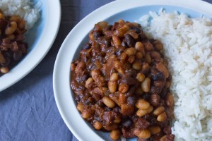 Smoky Cowboy Beans
