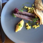 Crab and Boar Newbury ham hock starter