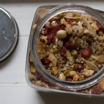 Easy Homemade Granola in jar