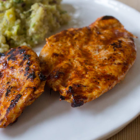 Harissa Chicken with Quinoa, Avocado and Mango - All That I'm Eating