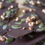 Topped Chocolate - honeycomb and pumpkin seed