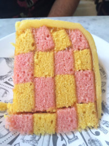 Stop the World Cafe - battenberg cake