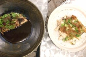 Bar Centro - black garlic celeriac and chicken salad