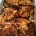 panettone and marmalade bread and butter pudding cooked
