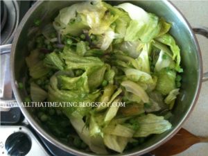pea and lettuce mix
