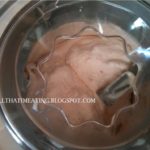 Strawberry Ice Cream in mixer