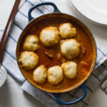 Beef Stew with Horseradish Dumplings