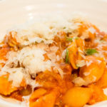 fennel and sausage ragu served
