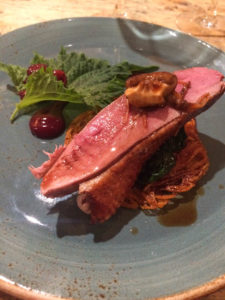 The Newbury duck and potato rosti