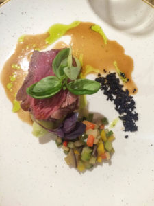 The Newbury lamb with basil mash
