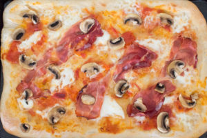 finished pizza