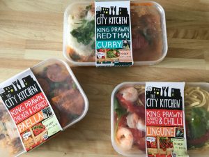 city kitchen meals with prawns