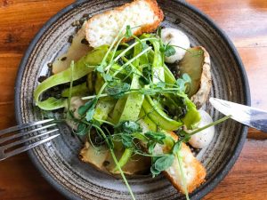 Vegetarian main at Slipens hotel