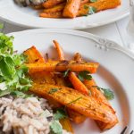 roasted jerk carrots