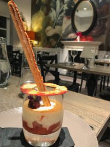 Quince panna cotta