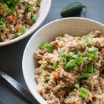 Satay Pork and Vegetable Fried Rice