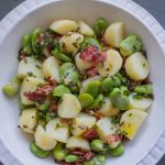 Broad Bean, Bacon and New Potato Salad