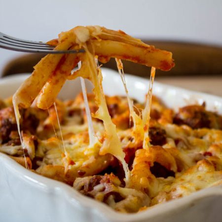 Meatball Pasta Bake