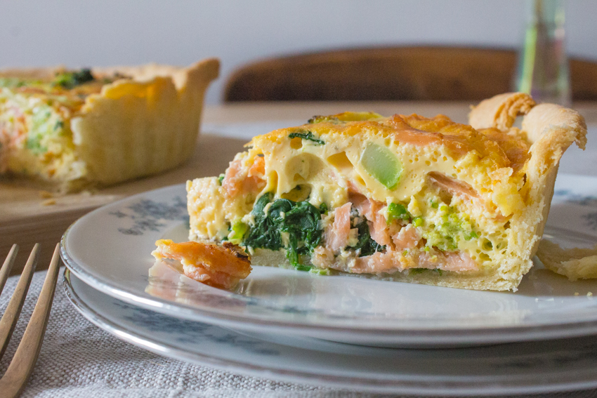 Smoked Salmon Quiche