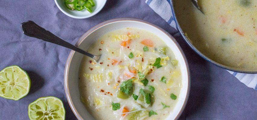 Thai Vegetable Noodle Soup