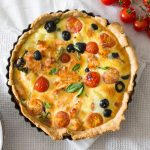 Salmon Nicoise Quiche
